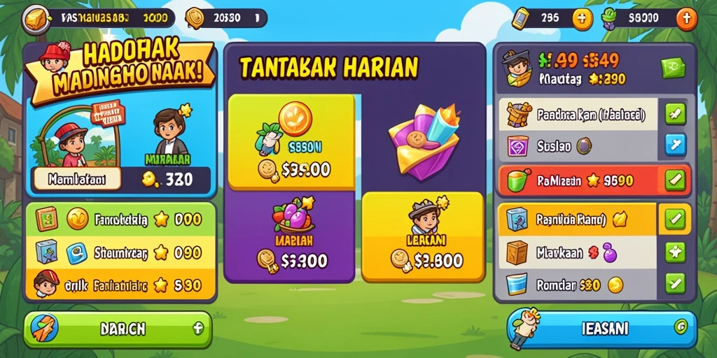 Tampilan antarmuka yang modern dan menarik.