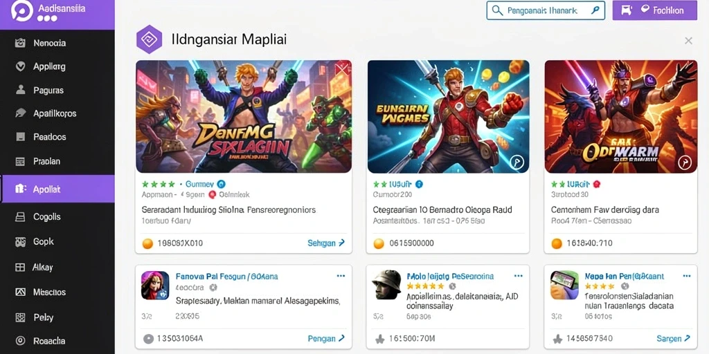 Tampilan awal yang menarik dan user-friendly.