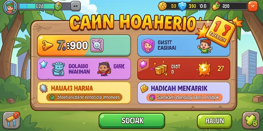 Tampilan awal CAKRA777 yang menarik dan mudah dipahami.