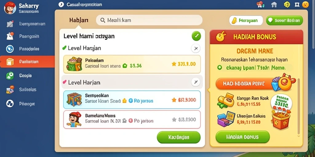 Tampilan antarmuka yang menarik dan mudah digunakan.