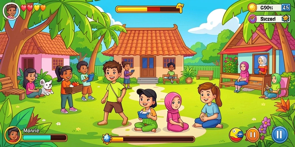 Tampilan antarmuka yang menarik dan modern.