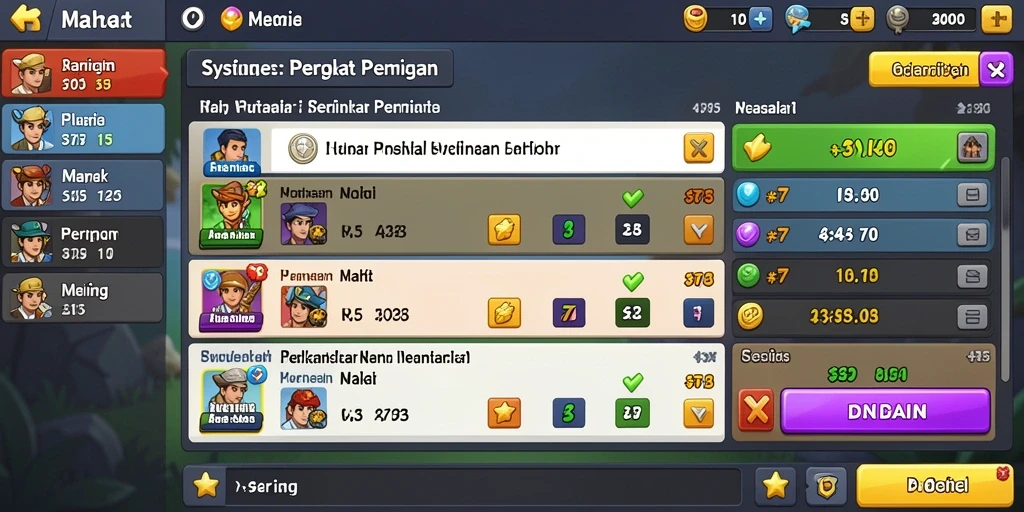 Antarmuka pengguna yang menarik dan responsif.