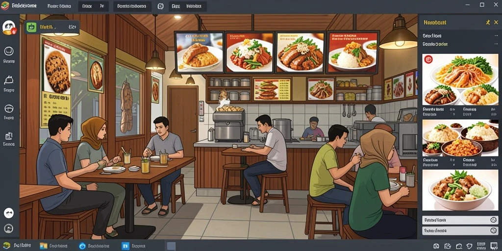 Antarmuka aplikasi yang menarik dan mudah digunakan.