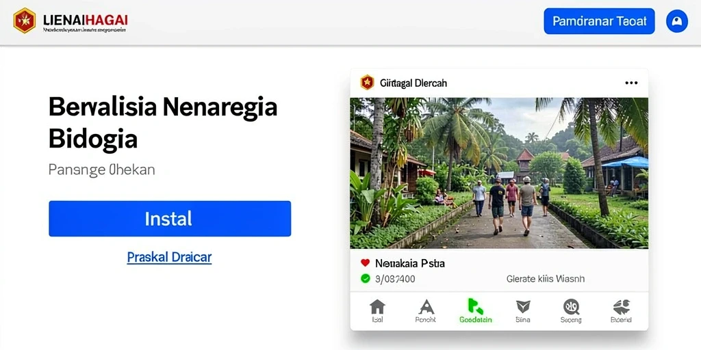 Screenshot menampilkan layar utama OCATOTO yang menarik.