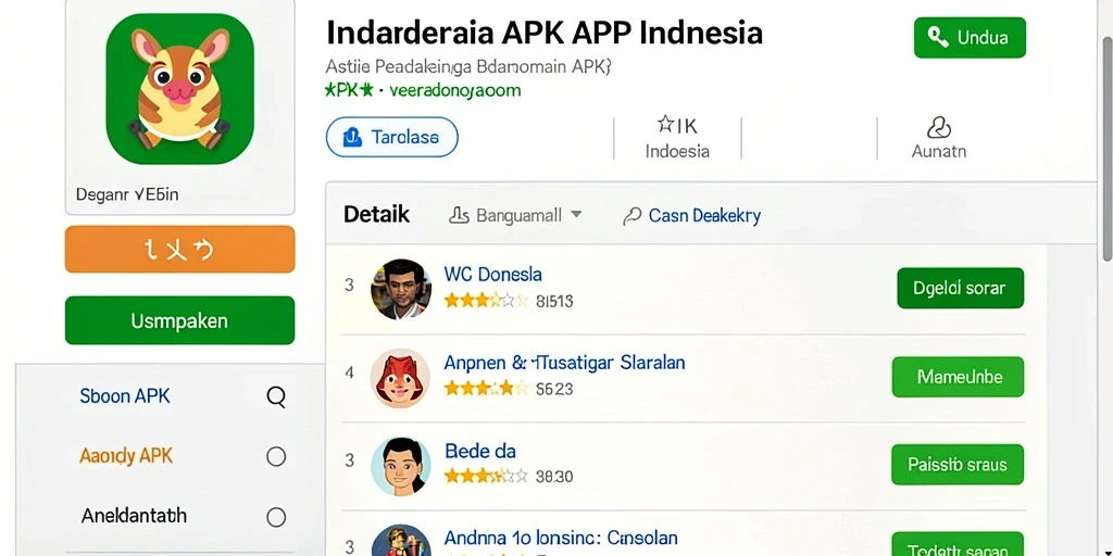 Tampilan antarmuka yang sederhana dan menarik.