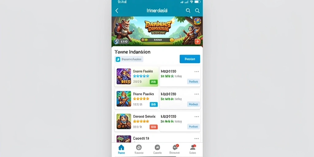 Tampilan utama aplikasi WOW77 yang menarik.