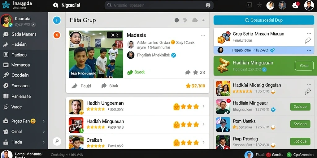 Antarmuka pengguna WP888 yang intuitif dan menarik.